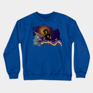 Happy chicken eater Crewneck Sweatshirt